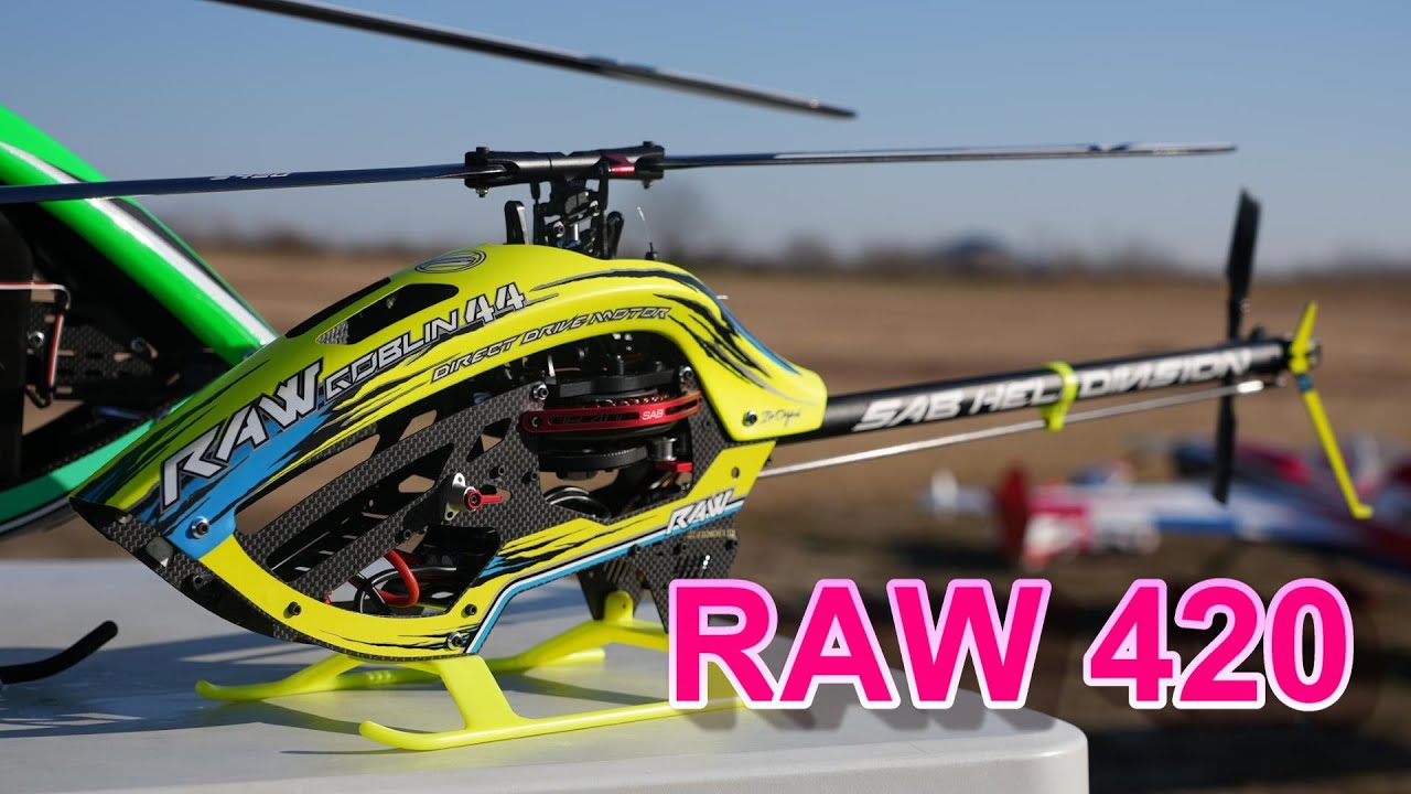 Goblin RAW420 組立キット SAB Goblin Raw 420 Competition Helicopter