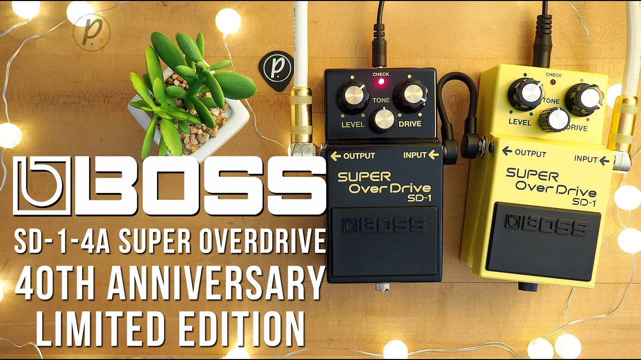 Boss // SD-1-4A SUPER OverDrive (Limited Edition 40th Anniversary
