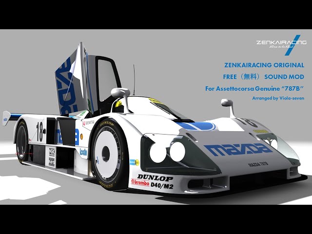 787B ZENKAIRACING sound Mod | arranged by Viola-seven - YouTube
