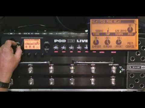 Line6 POD X3-Live Video Demo IV Part 2 by Glenn Delaune - YouTube