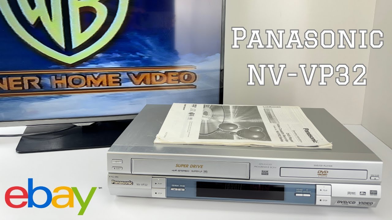 Vintage Panasonic DVD / VCR Combo - NV-VP32 - YouTube