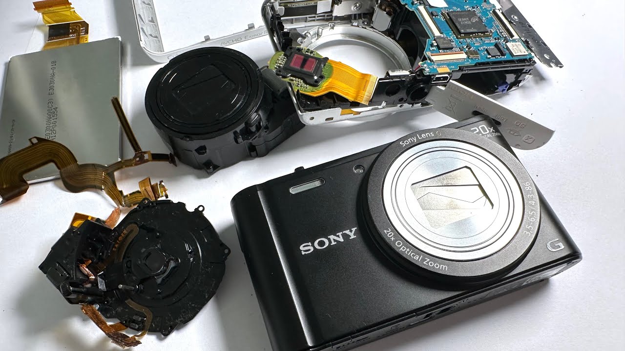 Sony Cyber Shot DSC WX350 Lens Replacement - YouTube