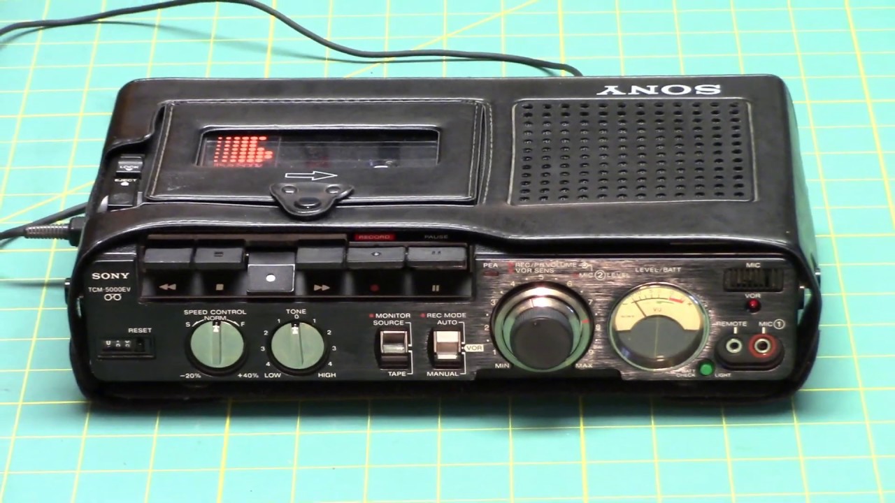 Sony カセットデンスケ TCM-5000 Sony TCM-5000EV Cassette Recorder