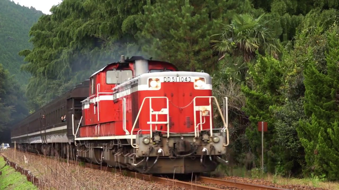 DD51 1043牽引 DLやまぐち号 2016.10.29 - YouTube