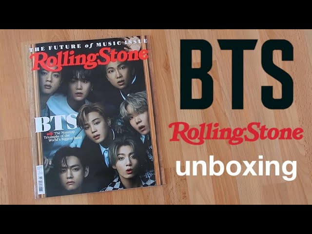 未開封】 Rolling Stones マガジン BTS コレクターセット 未開封】BTS
