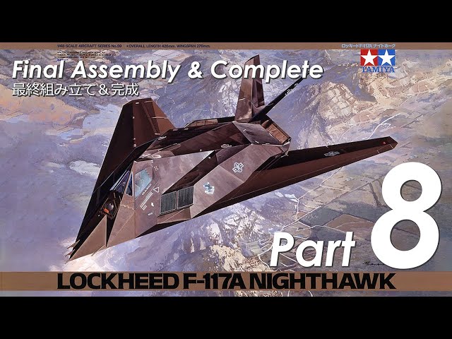 TAMIYA 1/48 F-117A NIGHTHAWK - Part 8 Final Assembly & Complete