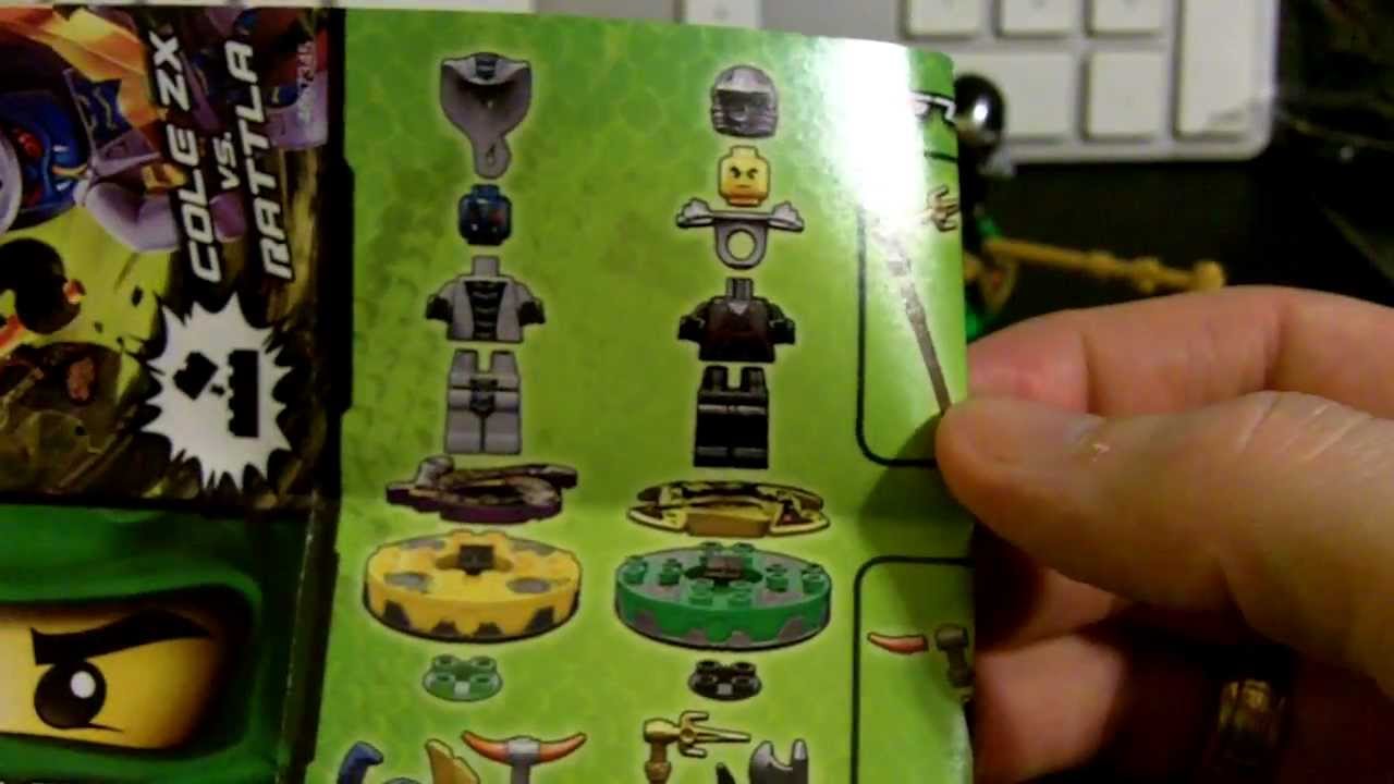 Lego Ninjago 9579 Starter Set Cole ZX and Rattla Unboxing and
