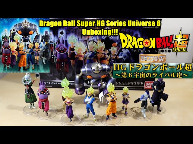 Dragon Ball Super HG Series Universe 6 Set Unboxing!!! HG