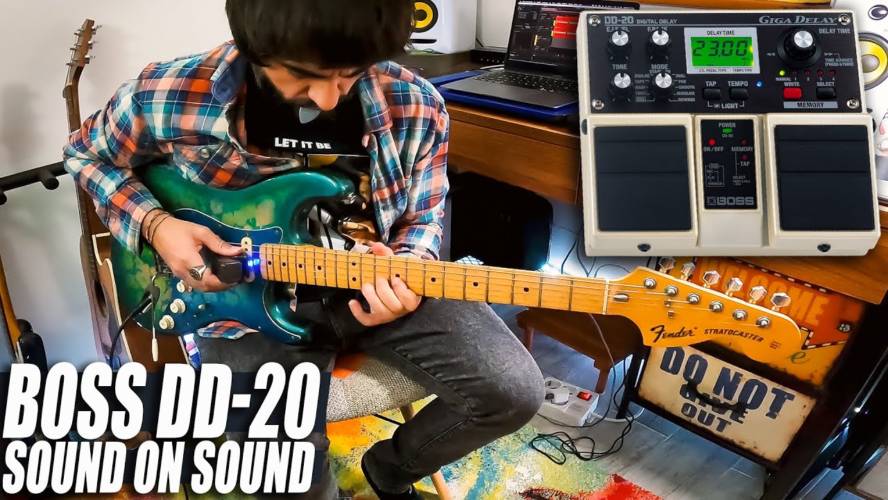 Boss DD-20 Giga Delay // Ebow Guitar // Sound on Sound