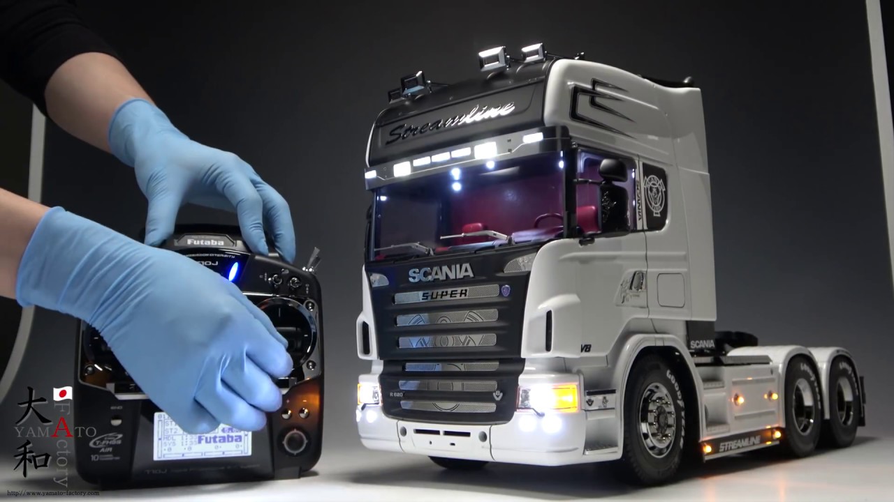 Amazing RCTruck TAMIYA 1/14 SCANIA R620 Custom MFC01 ＋ Futaba
