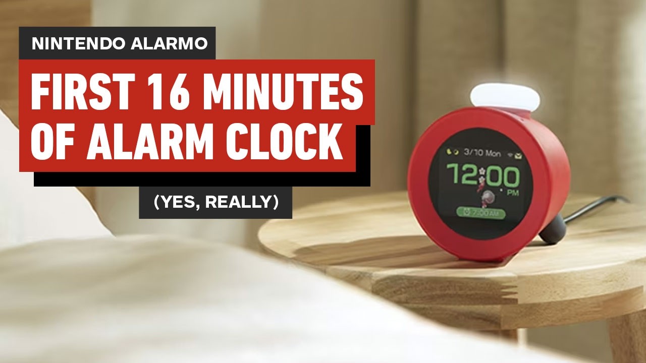 Nintendo Alarmo Sound Clock - The First 16 Minutes of Gameplay