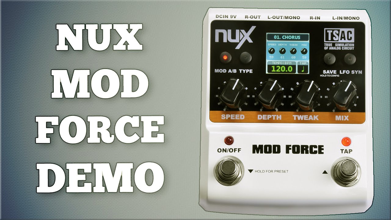 Nux Mod Force Demo - YouTube