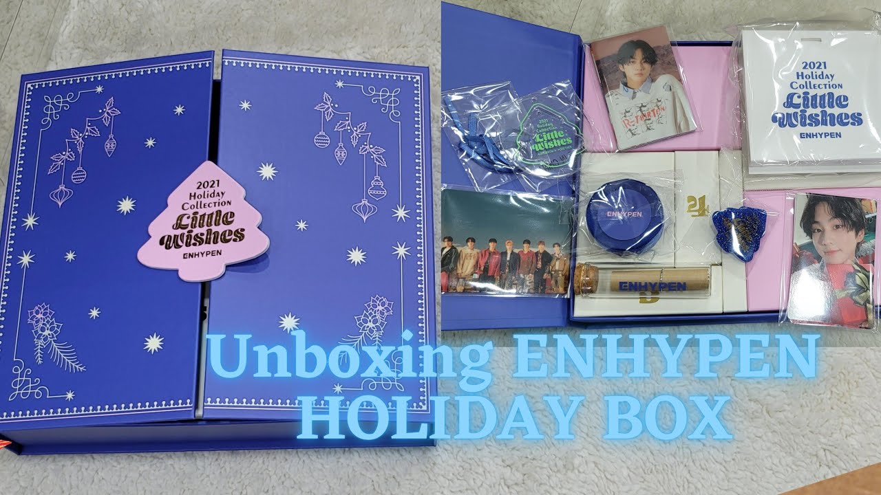ENHYPEN HOLIDAY SPECIAL BOX Unboxing 엔하이픈 홀리데이스페셜박스