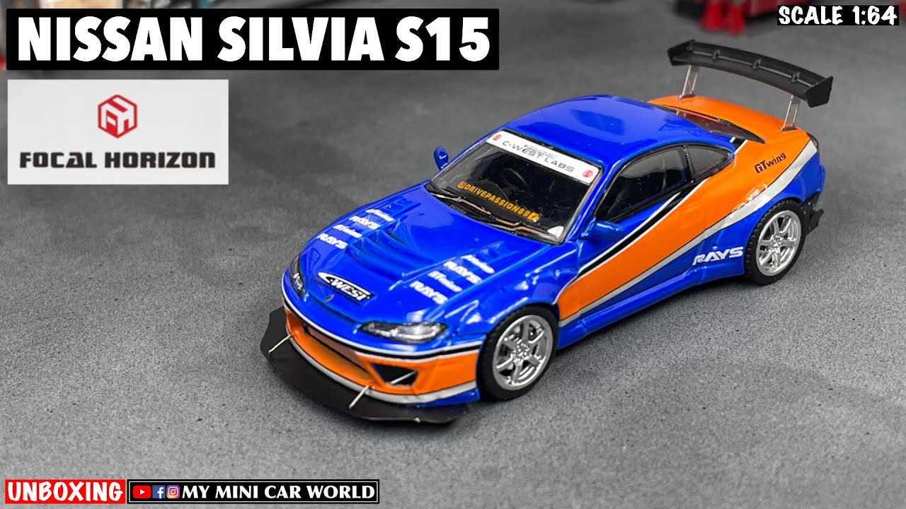 MY MINI CAR WORLD』UNBOXING FOCAL HORIZON 1/64 NISSAN SILVIA S15