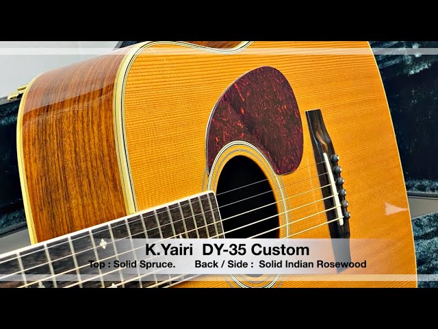 K.Yairi DY-35 Custom ( All Solid Indian Rosewood ) - YouTube
