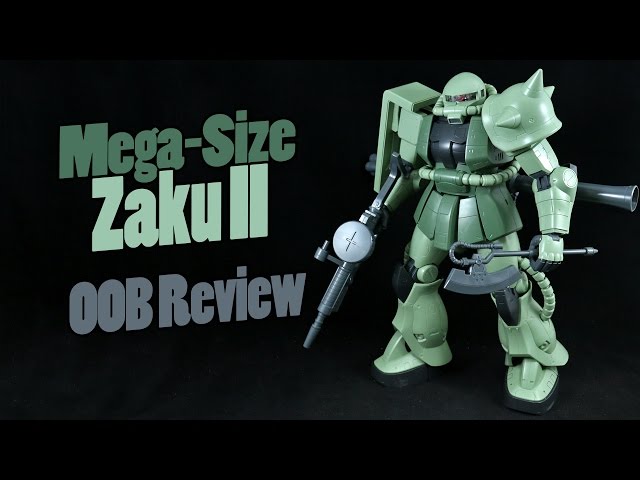 867 - Mega-Size Zaku II (OOB Review) - YouTube