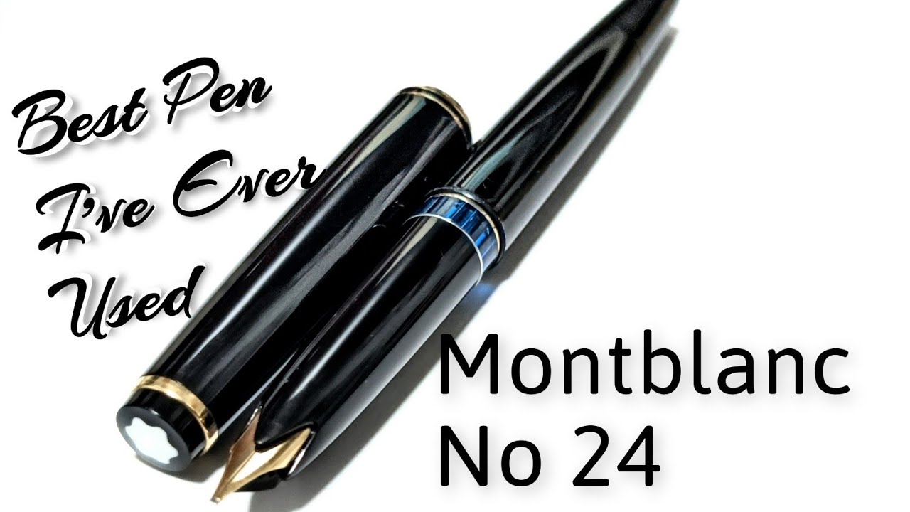 The Best Pen I've Ever Used (Montblanc 24) - YouTube