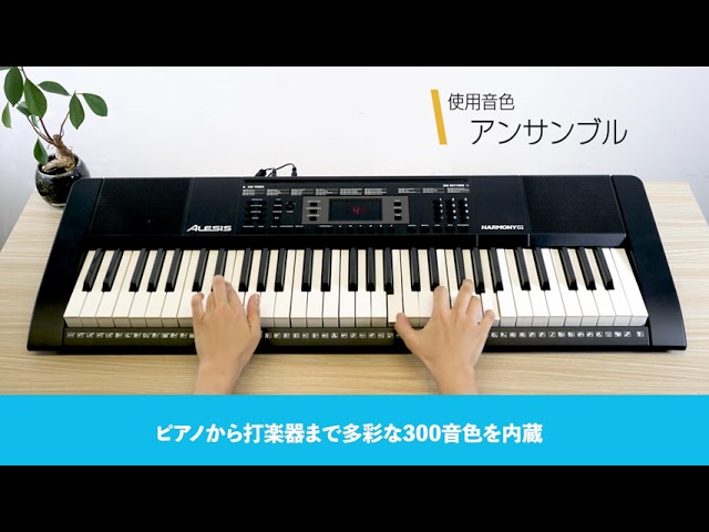 Alesis Harmony61mkII 多機能で本格的な演奏も可能な61鍵盤電子ピアノ