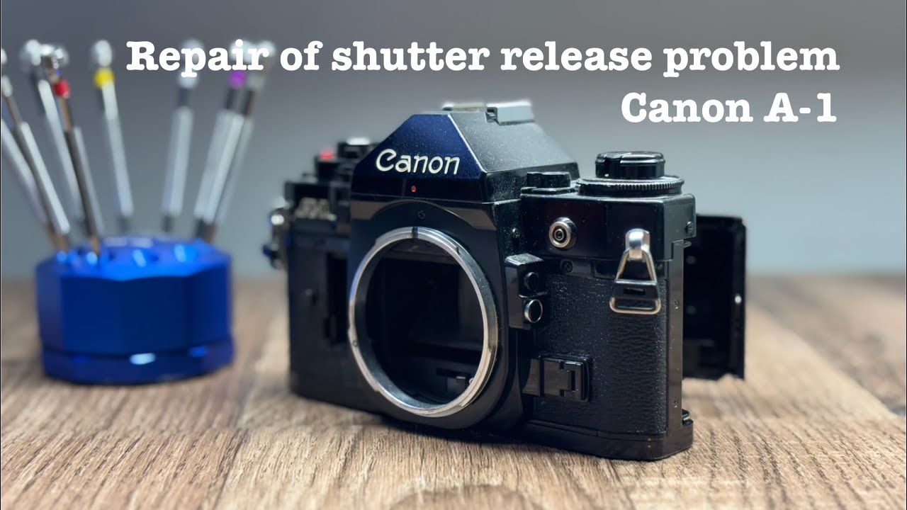 Canon A-1 - Repair of shutter release problem - YouTube