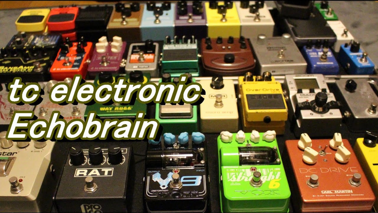 tc electronic Echobrain 【エフェクター ディレイ】 - YouTube