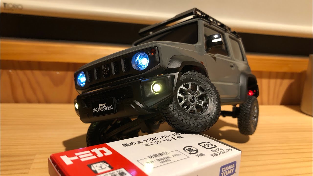 京商 ミニッツ4x4 ジムニーシエラ に 電飾をつけてみた KYOSHO MINI