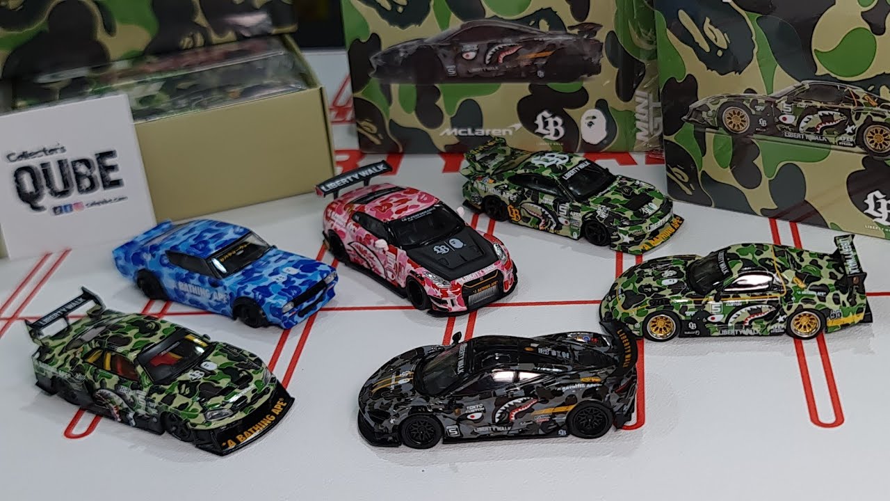 BAPE x LBWK MINIGT ミニカー 6台セット BAPE® × LIBERTY WALK®︎ × MINI-