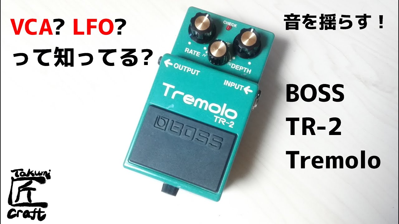BOSS TR-2 Tremolo Review - YouTube