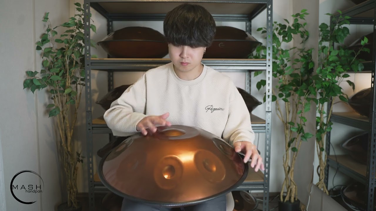 MASHハンドパン C# Annaziska / C# マイナー MASH handpan. 9音 C#