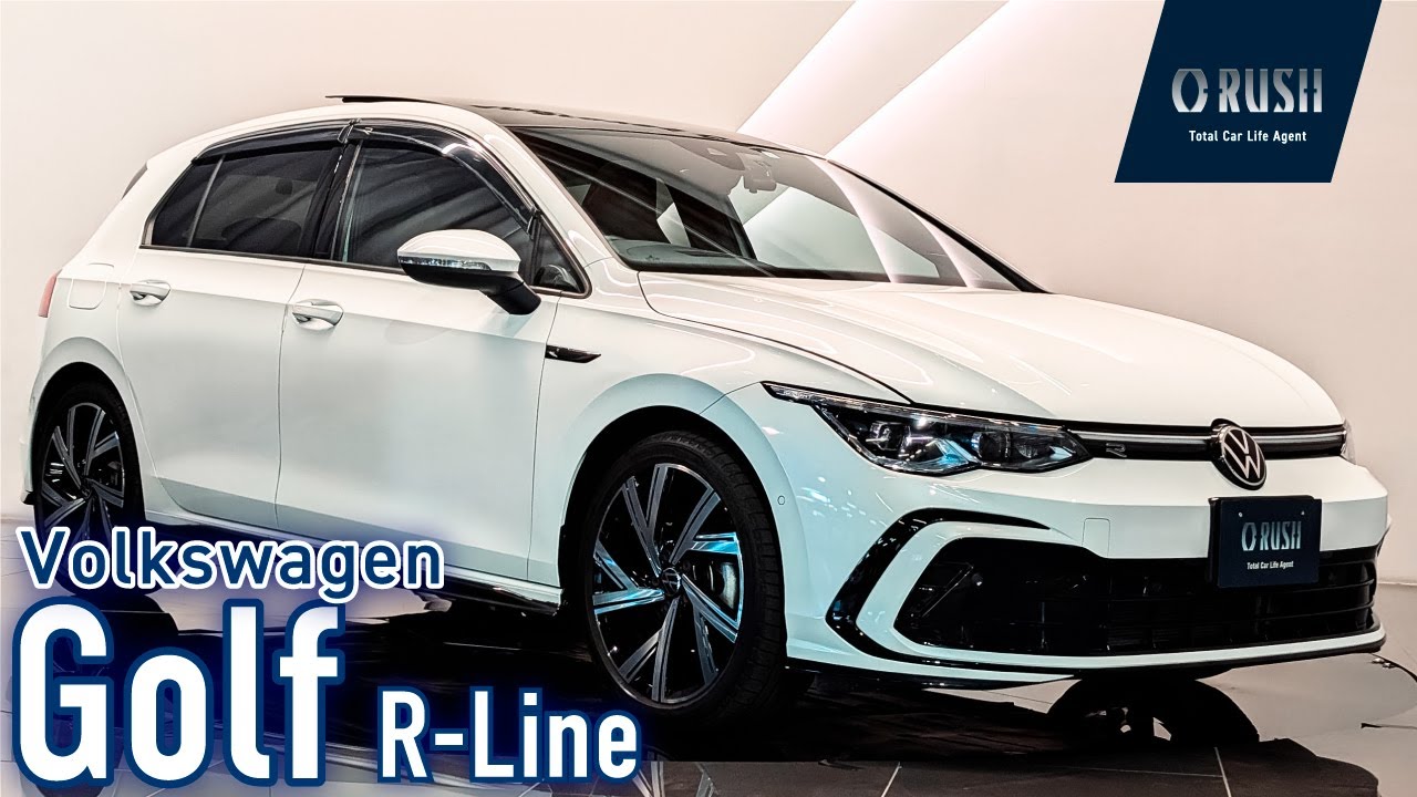 golf8 RラインWhite Volkswagen Golf サンルーフ付き golf8 Rライン