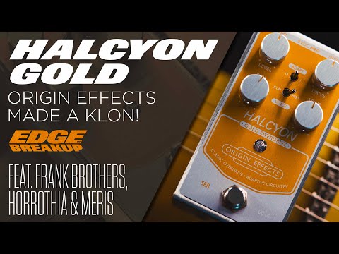 ギター ORIGIN EFFECTS Halcyon Gold Overdrive Origin Effects launch