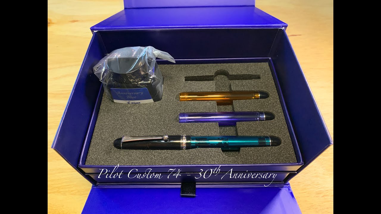 Pilot Custom 74 - 30th Anniversary Set - YouTube