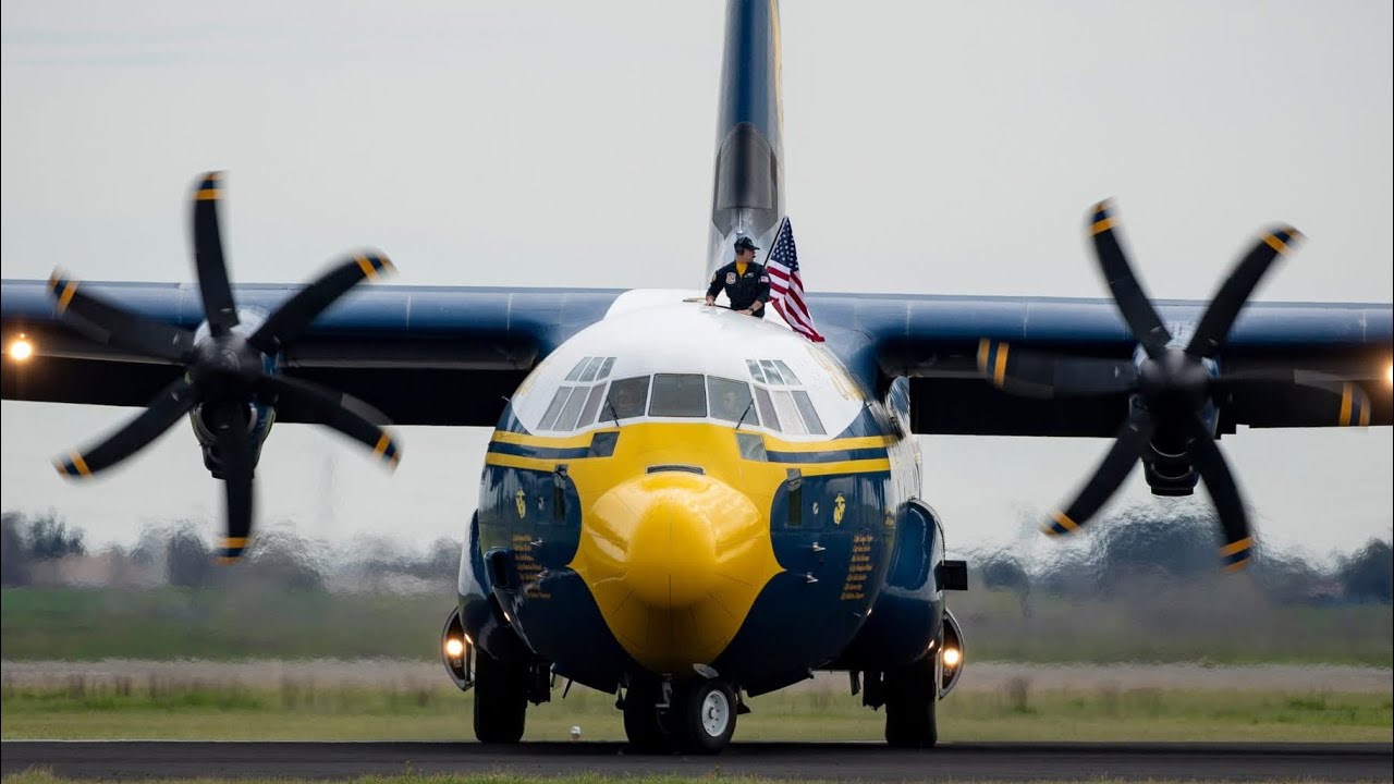 C-130 Hercules “Fat Albert” U.S. Navy Blue Angels | California