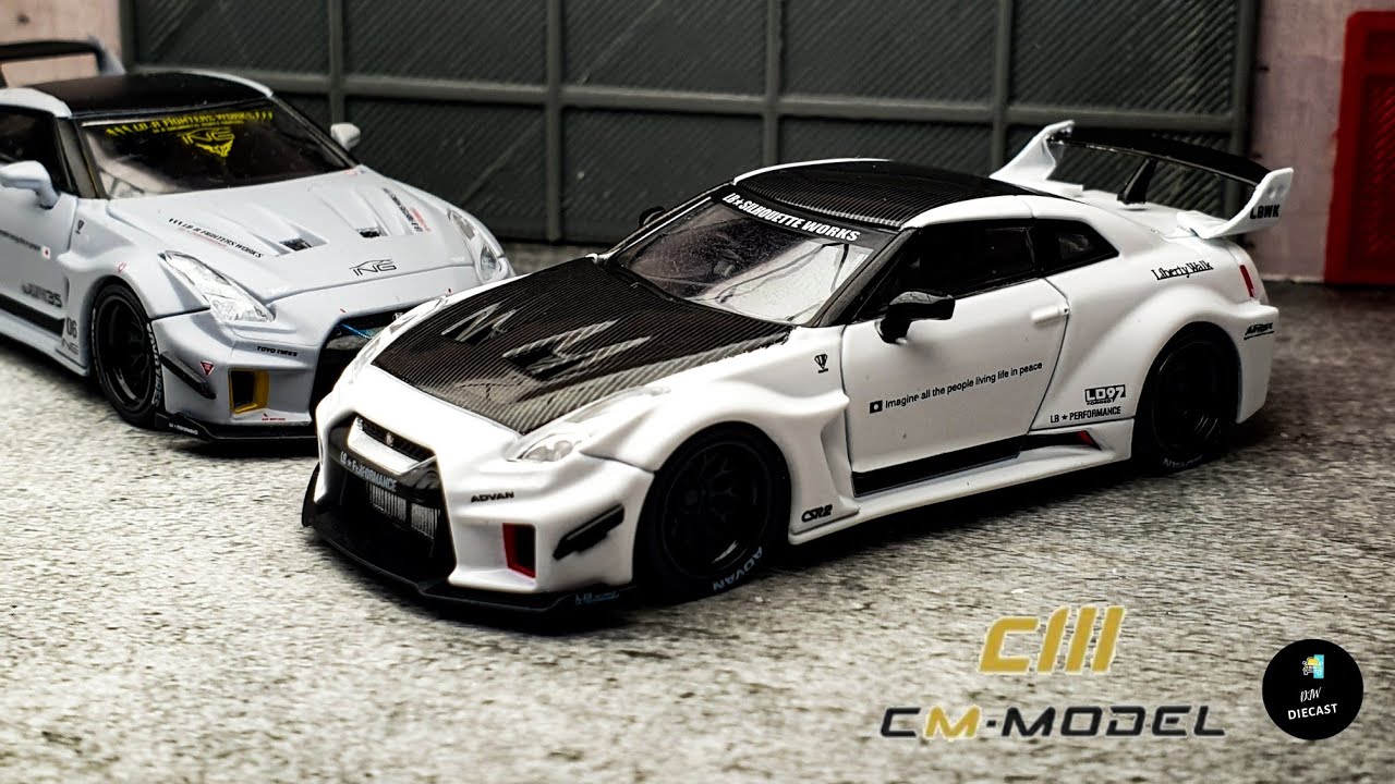 6台セット LBWK MINIGT × XLARGE NISSAN 35GT 白 MINI GT 64 LB WORKS