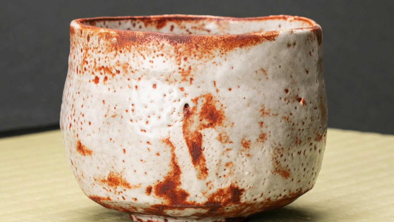 ◇紅志野‥茶碗‥北大路魯山人◇