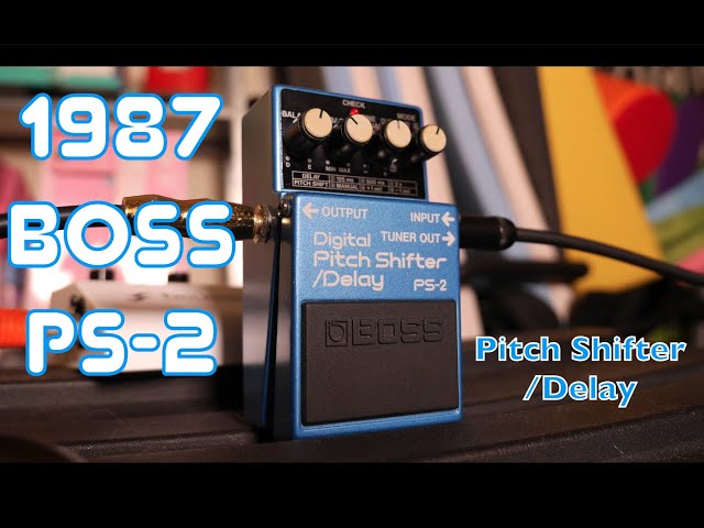 Vintage Boss Pedal Collection: Boss PS-2 Pitch Shifter / Delay