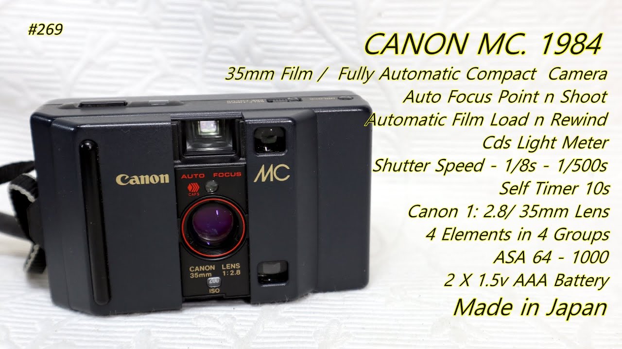 CANON MC. 1984 - YouTube