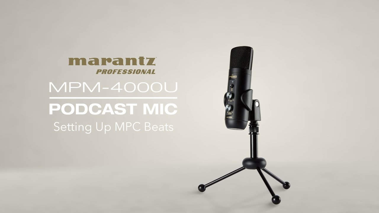 Marantz Professional | MPM-4000U Podcast Mic - Podcast Software