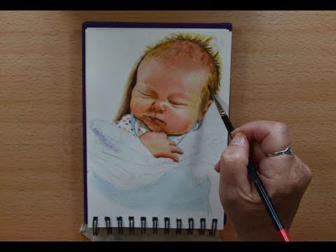 baby sleeping on bownsor (2020 原画) baby sleeping on bownsor