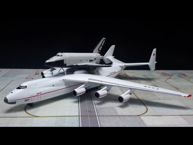 1/400 Antonov AN-225 Mriya & RKK Energiya Buran space shuttle by
