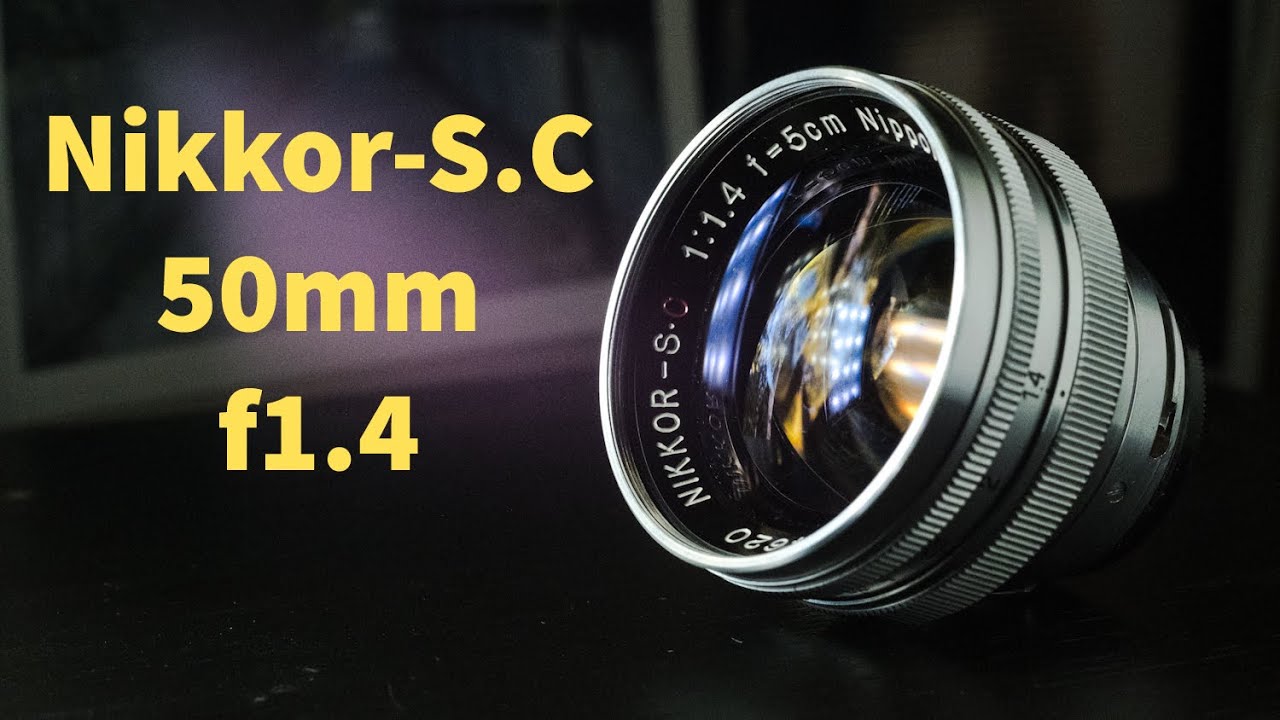VINTAGE NIKON - Nikkor S.C 50mm f1.4 - YouTube