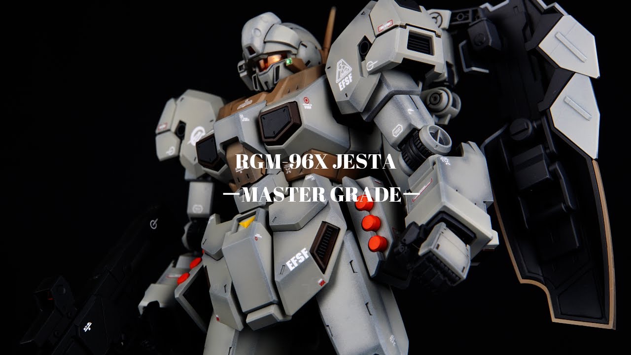 ガンプラ全塗装】MGジェスタをエッジ塗装して重厚感を出してみた