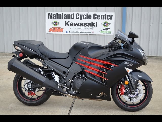 $12,599: SALE 2014 Kawasaki ZX14R Ninja ABS Ebony Red Black