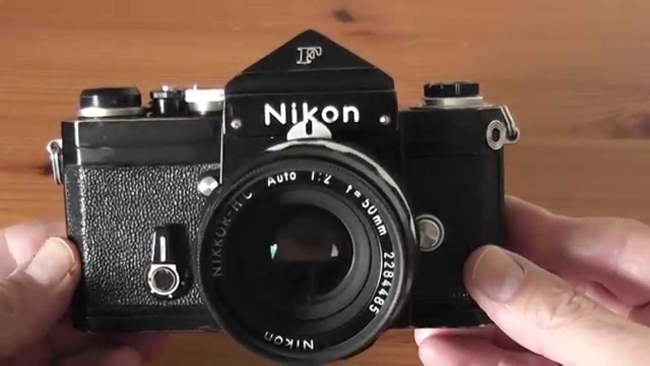 Black Nikon F with Eye Level Prism - How to Meter! - YouTube