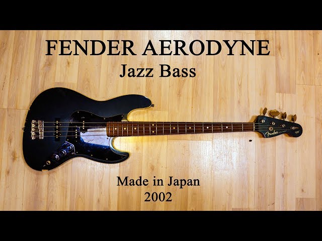 FENDER AERODYNE JAZZ BASS | Made in Japan 2002 - YouTube