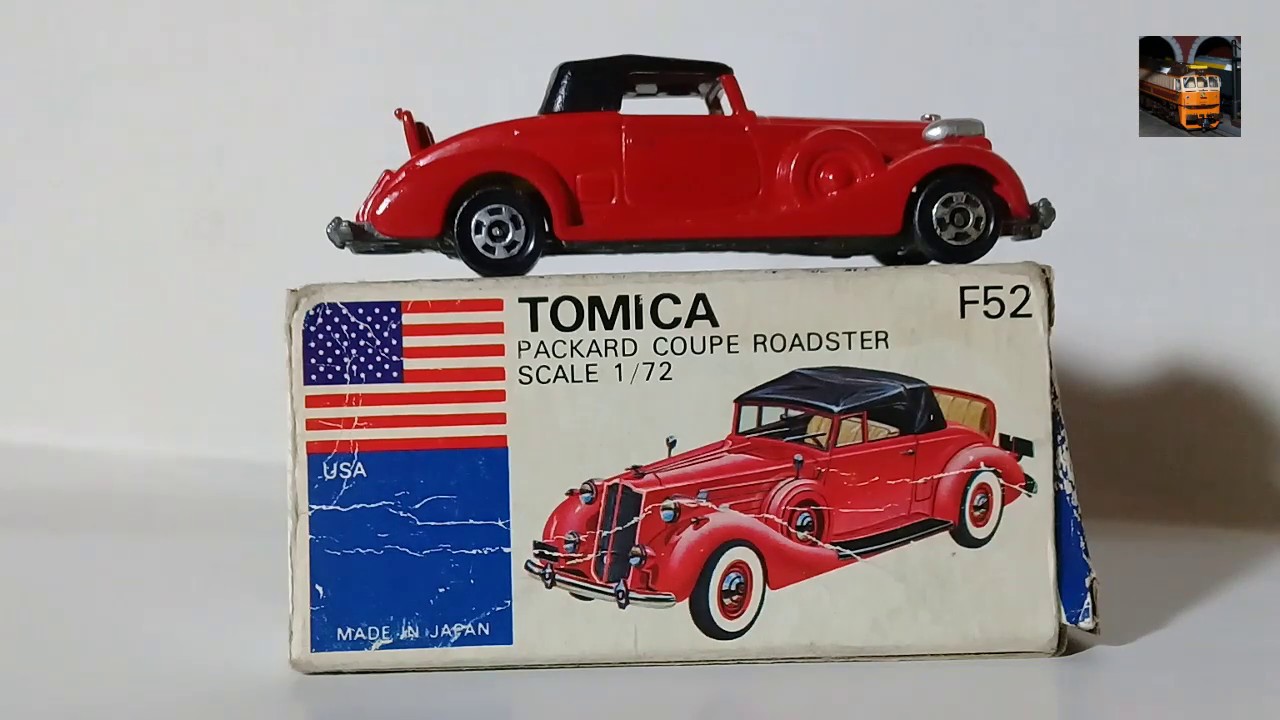 トミカ PACKARD COUPE ROADSTER 赤 Vintage 1978 TOMY Tomica Packard