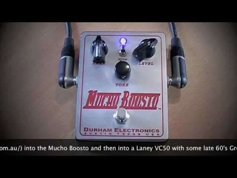 Durham Electronics - Mucho Boosto - YouTube