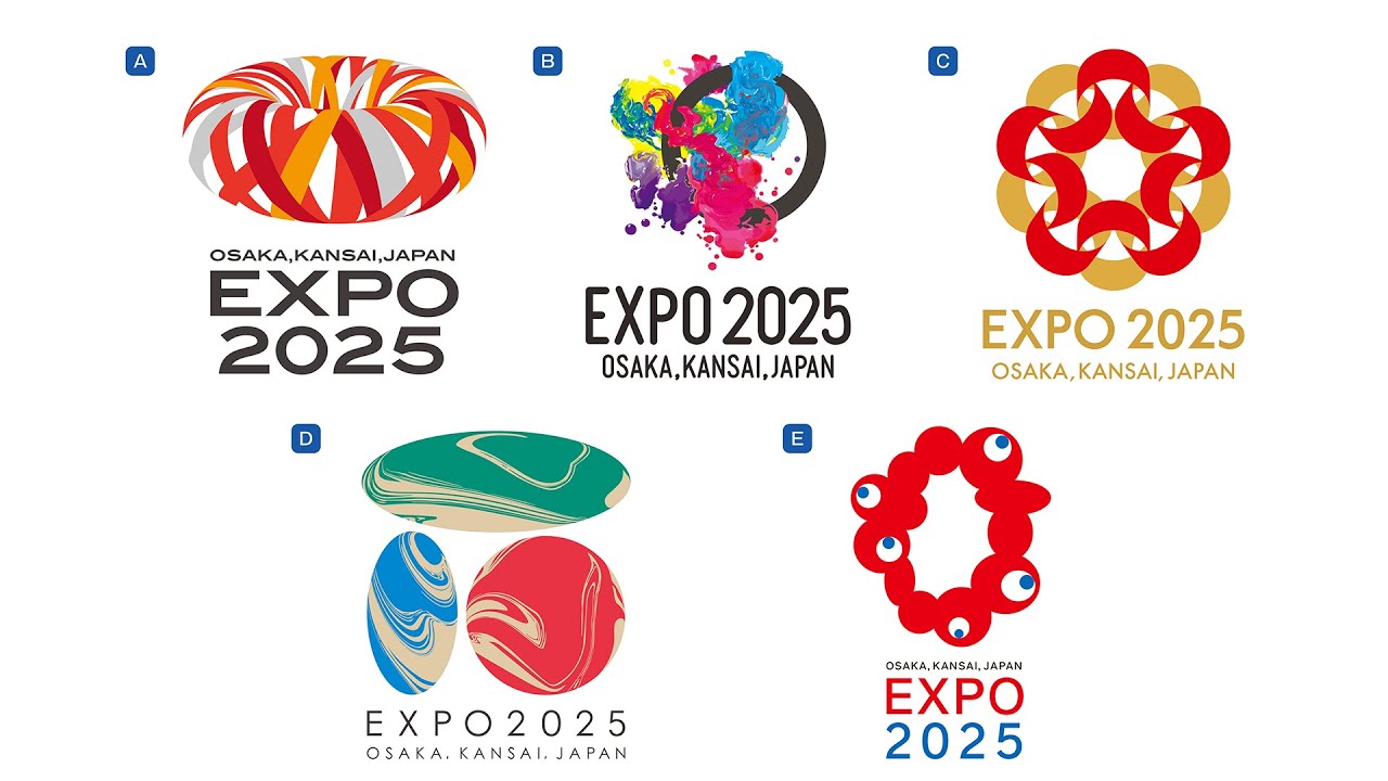 2025年万博ノベルティデザインフラッグ2枚組 2025年万博ノベルティ