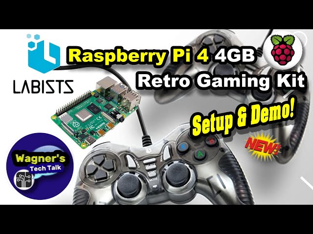 LABISTS Raspberry Pi 4 4GB Retro Gaming Kit: Play your favorite