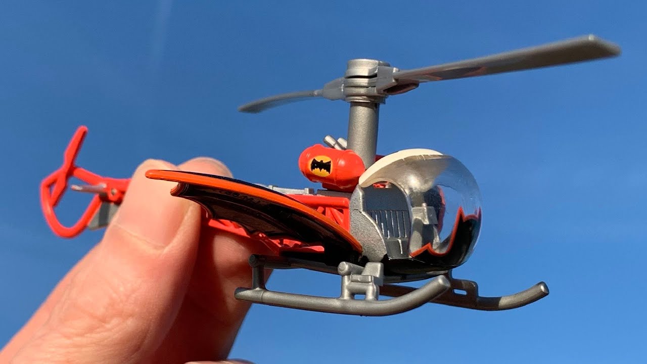 Hot Wheels Batman Batcopter Unboxing and Review - YouTube