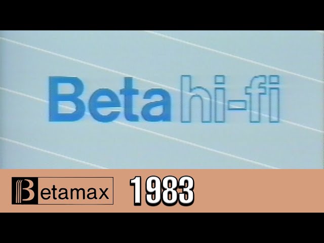 Sony Beta Hi-Fi Japanese Demonstration Tape (1983 HQ Betamax In